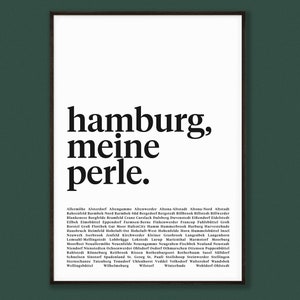 Hamburgo, minha pérola - pôster para download instantâneo | Impressão digital | imprimir você mesmo | tombaenre®
