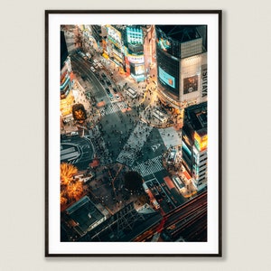 Premium Poster Tokyo – Shibuya Crossing – Free Shipping | tombaenre®