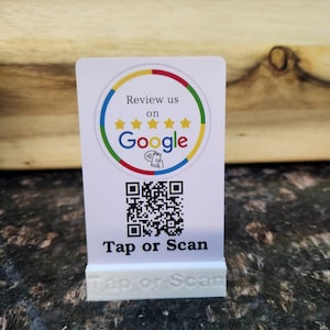 NFC / QR コード Google レビュー カード