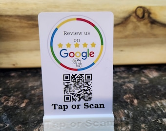 NFC / QR Code Google Review Card