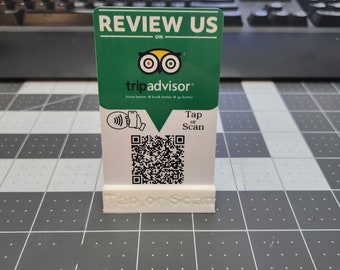 NFC / QR Code Review Us On TripAdvisor card