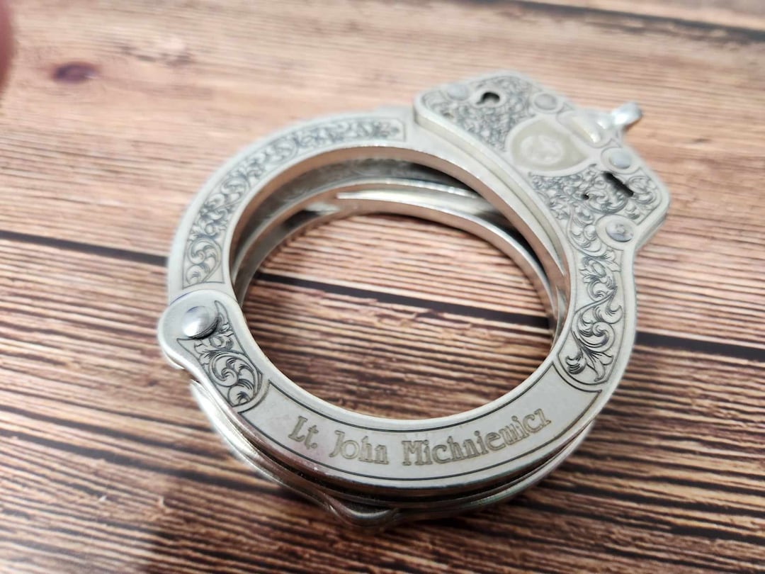 Custom Engraved Handcuffs / Police / Law Enforcement / Restraints Etsy