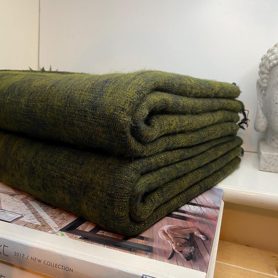 Yak Wool Throw / Blanket Living room Sofa Throw Yak Wool Travel Throw