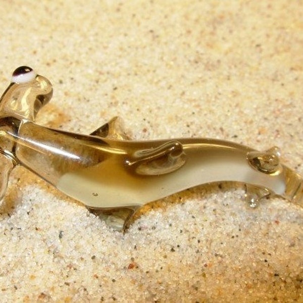 NEW! Smooth hammerhead - hammerhead shark pendant, size approx. 35 mm, price for 1 piece, made in Czech Republic, quality handwork