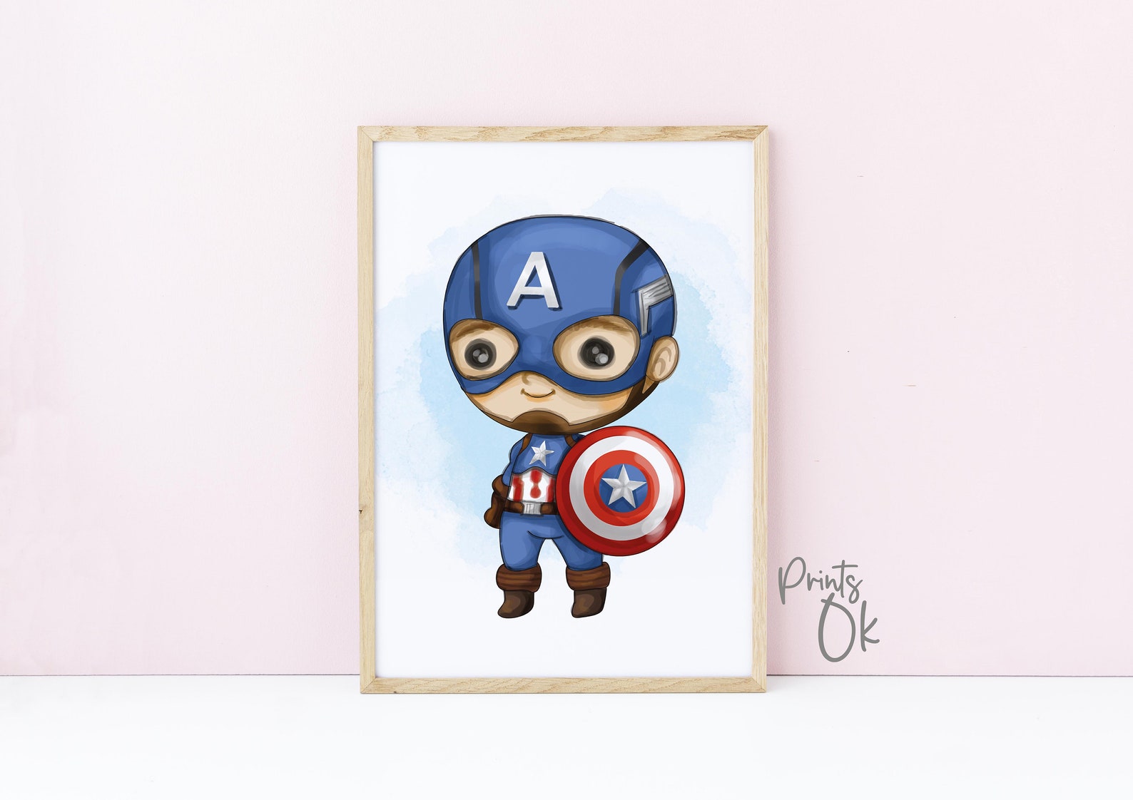 Set 8 Superhero Prints Marvel Nursery Wall Art, Avengers Printable ...