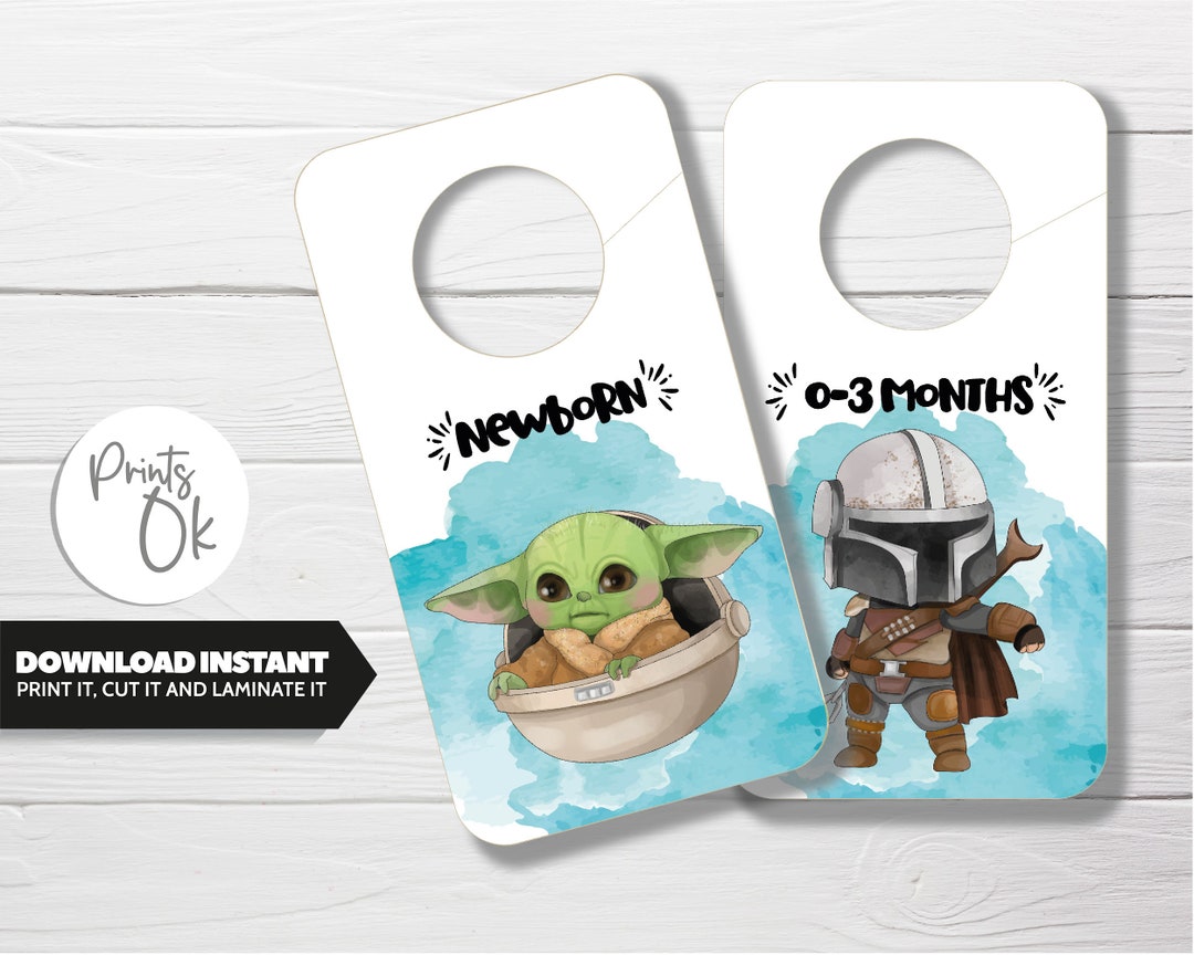 Star Wars Closet Organizer Printables, Star Wars Organizer Nursery ...