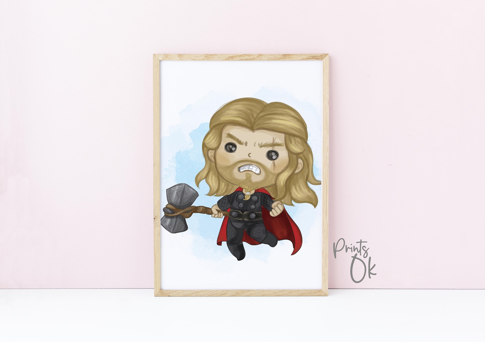 Set 8 Superhero Prints Marvel Nursery Wall Art, Avengers Printable ...