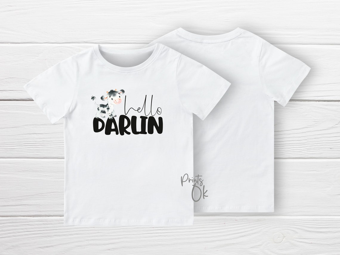 Hello Darlin File PNG Quote for Sublimation or Printables | Etsy