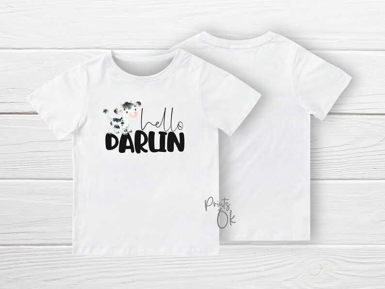 Hello Darlin File PNG Quote for Sublimation or Printables | Etsy