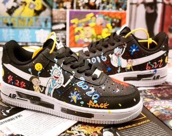 rick and morty shoes air force 1