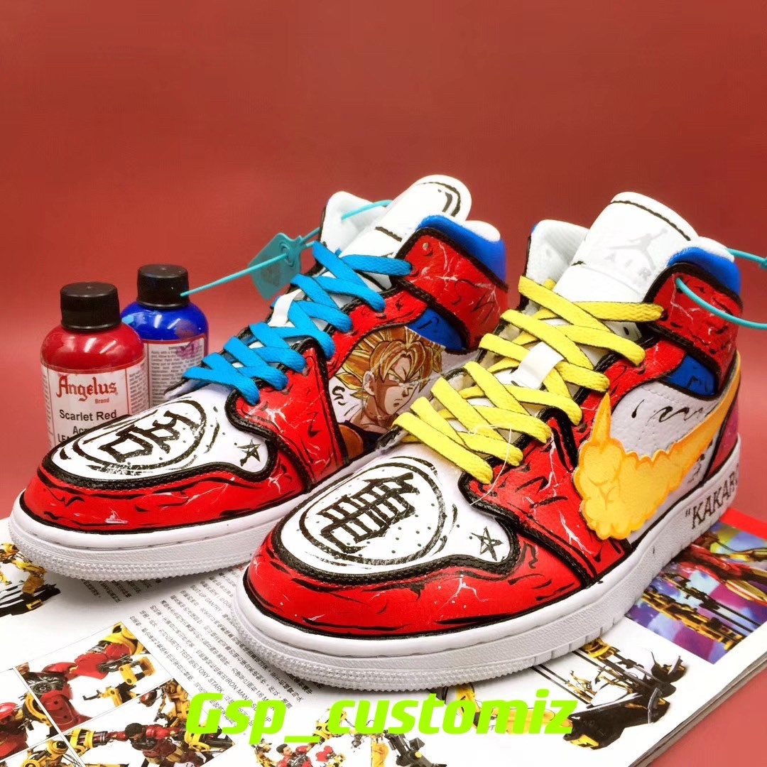 DBZ Goku Custom Shoes - Saiyanstore.com