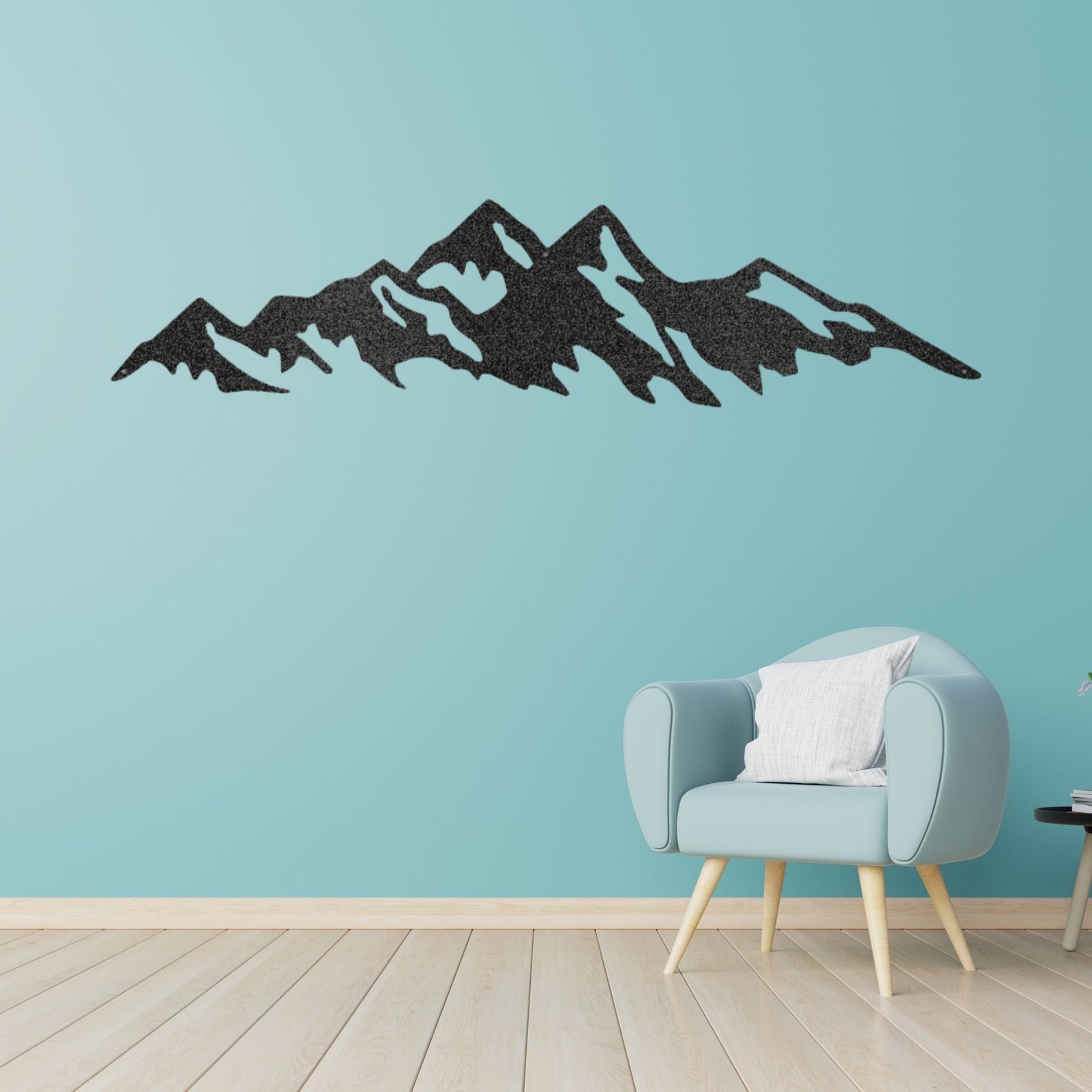 Mountain Metal Wall Art Mountain Wall Art Large Mountain Wall Etsy