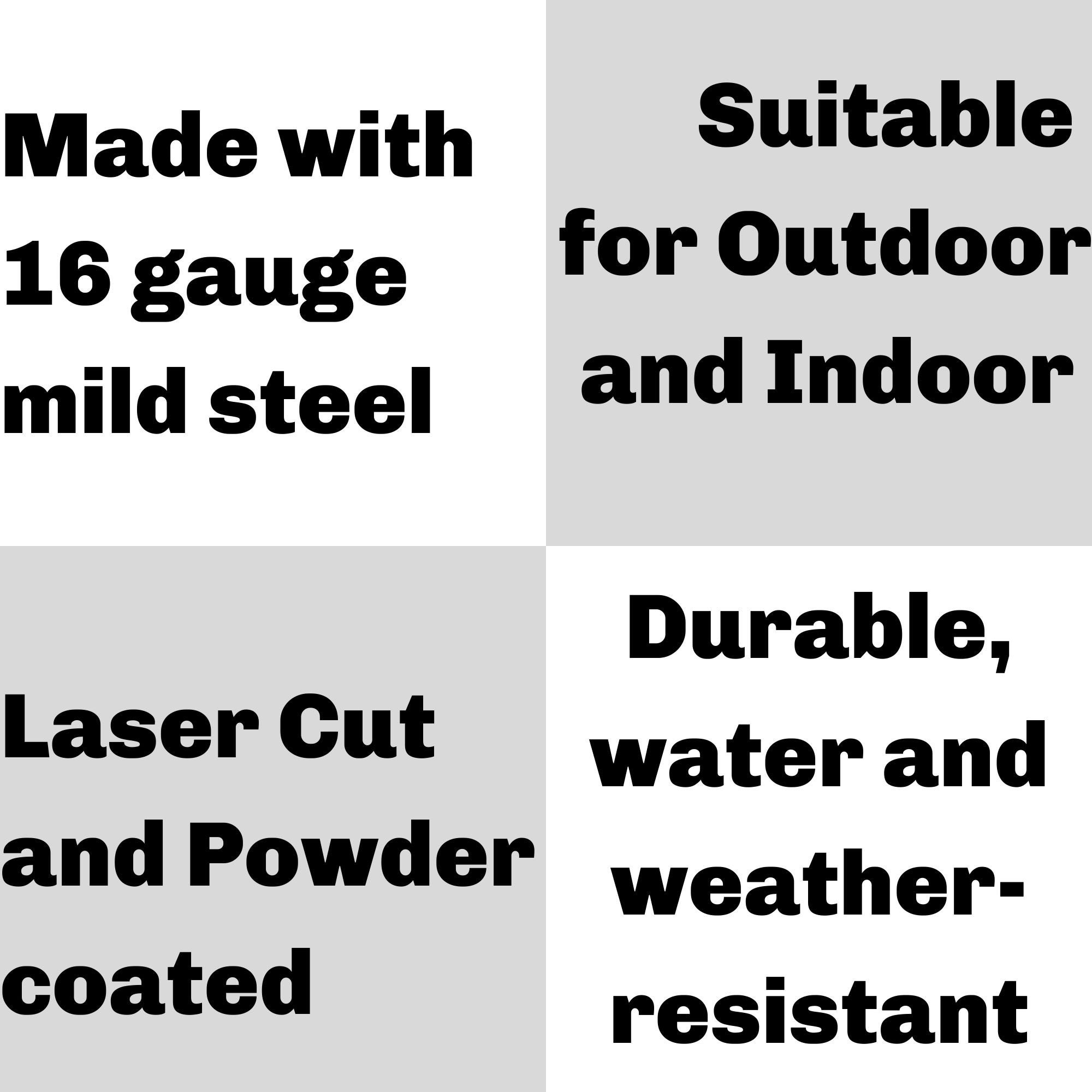 Personalized Garden Stake Metal Yard Art Custom Name Metal Etsy