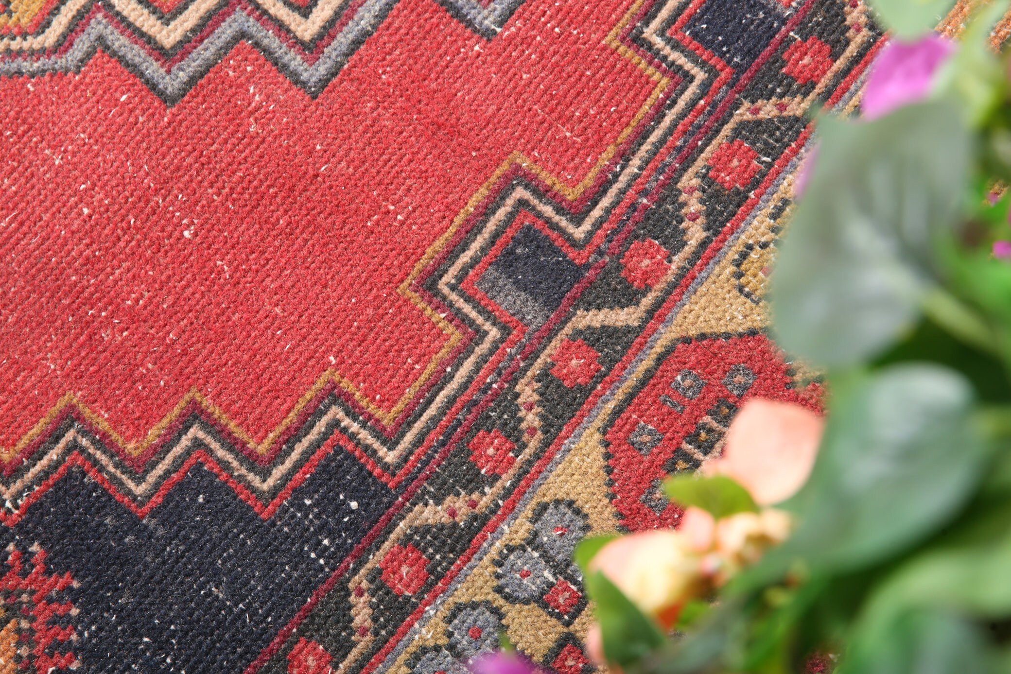 4X7 TURKISH VINTAGE RUG Turkey Vintage Oushak Handmade Wool Etsy