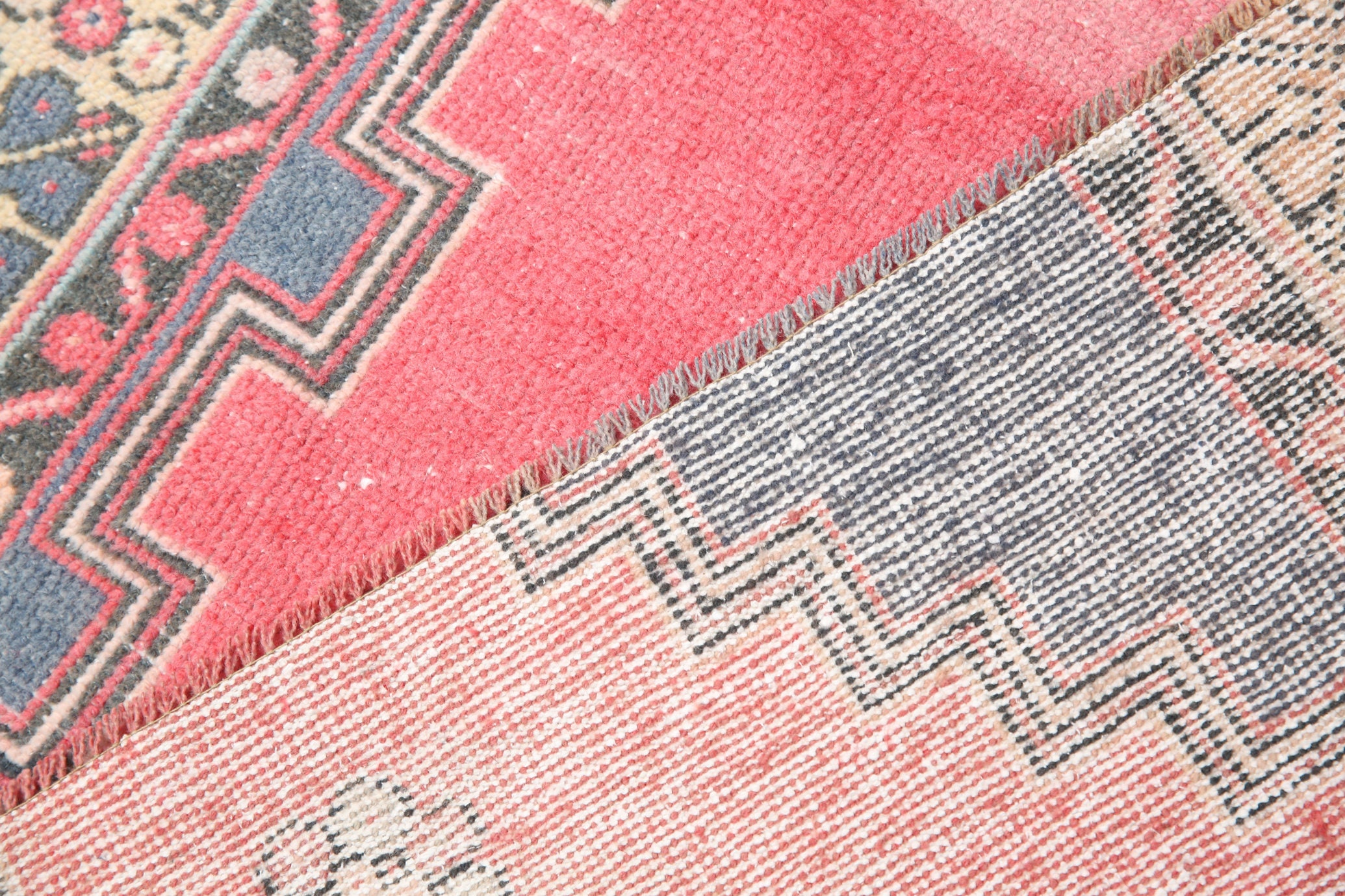 4x6 Turkish Vintage Faded Rug Vintage Wool Rug 4x6 Oushak Etsy