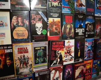 VHS Mini Movie Magnets '2 1/2 x 4 1/2' lots of titles to choose from