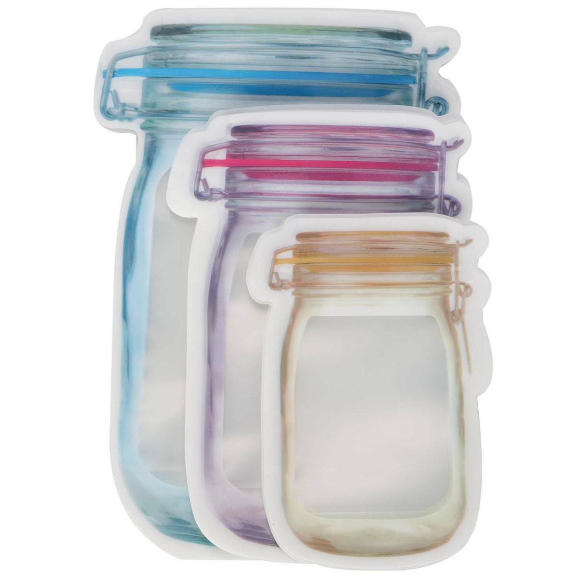 20 Reusable Mason Jar Bottles Bags Fresh Food Storage Bag Etsy