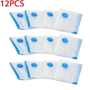 12 x grandes bolsas de almacenamiento al vacío ahorro de | Etsy