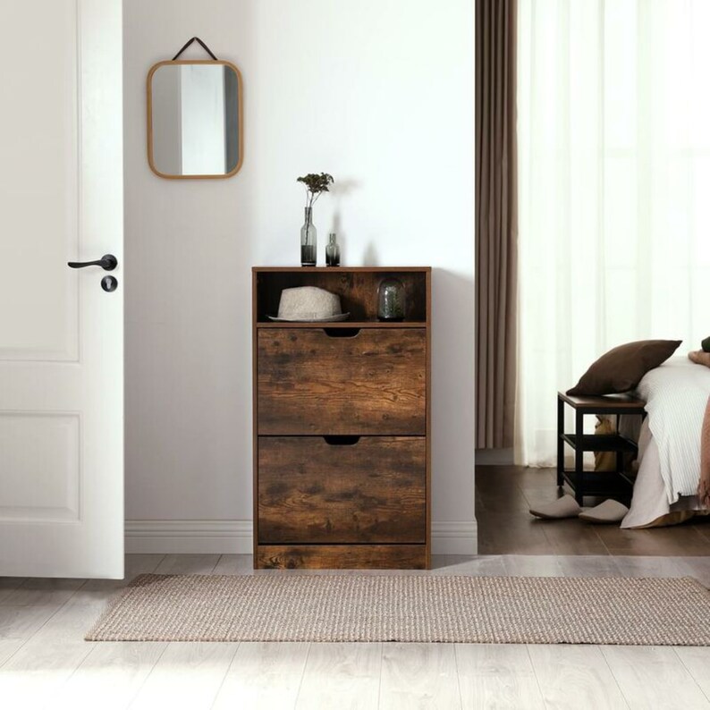 Vintage Shoe With 2 Flaps Shoe Rack With an Open Etsy UK