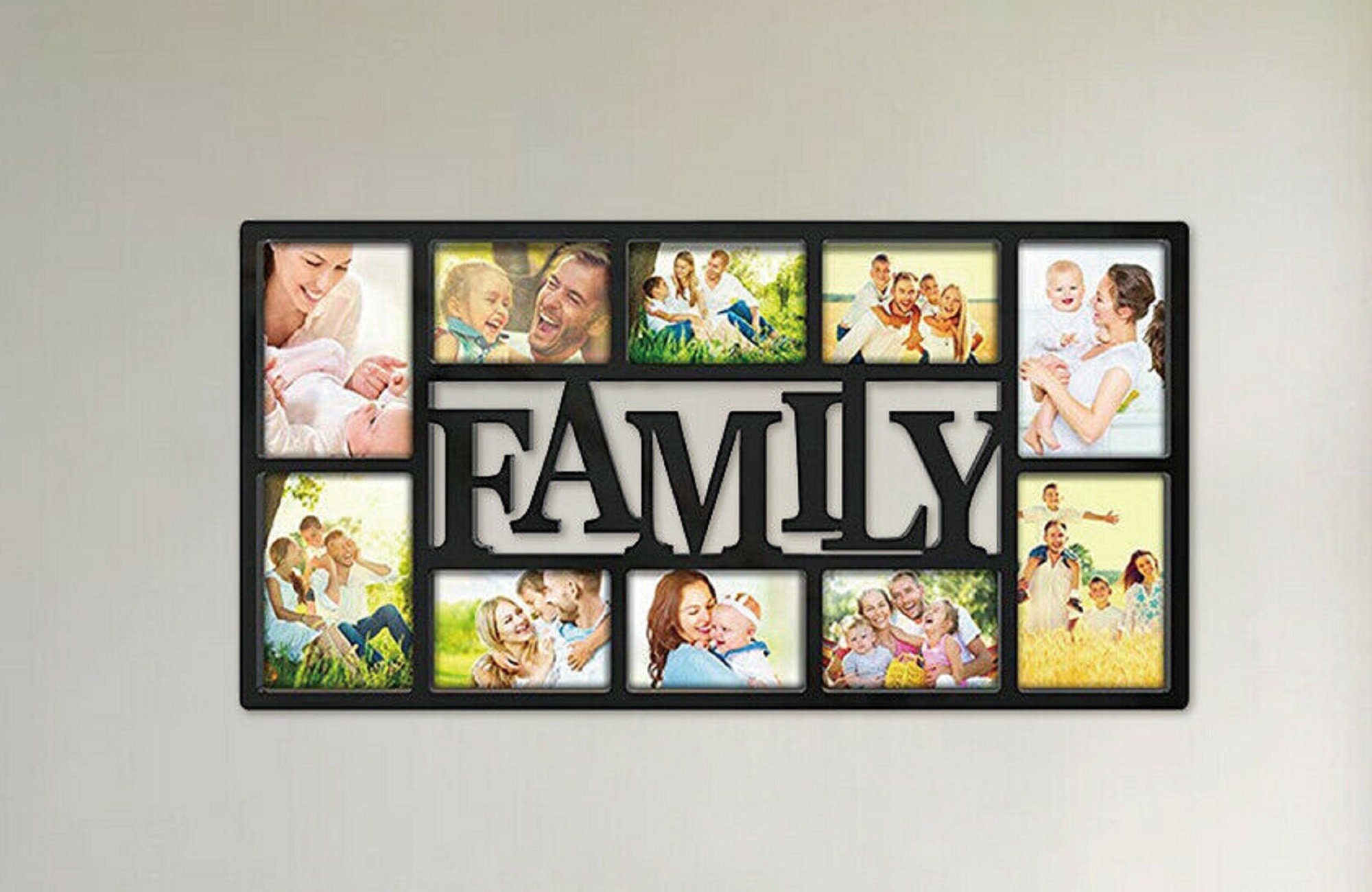 Multi Aperture Photo frame Family Love Friends Collage Picture Etsy