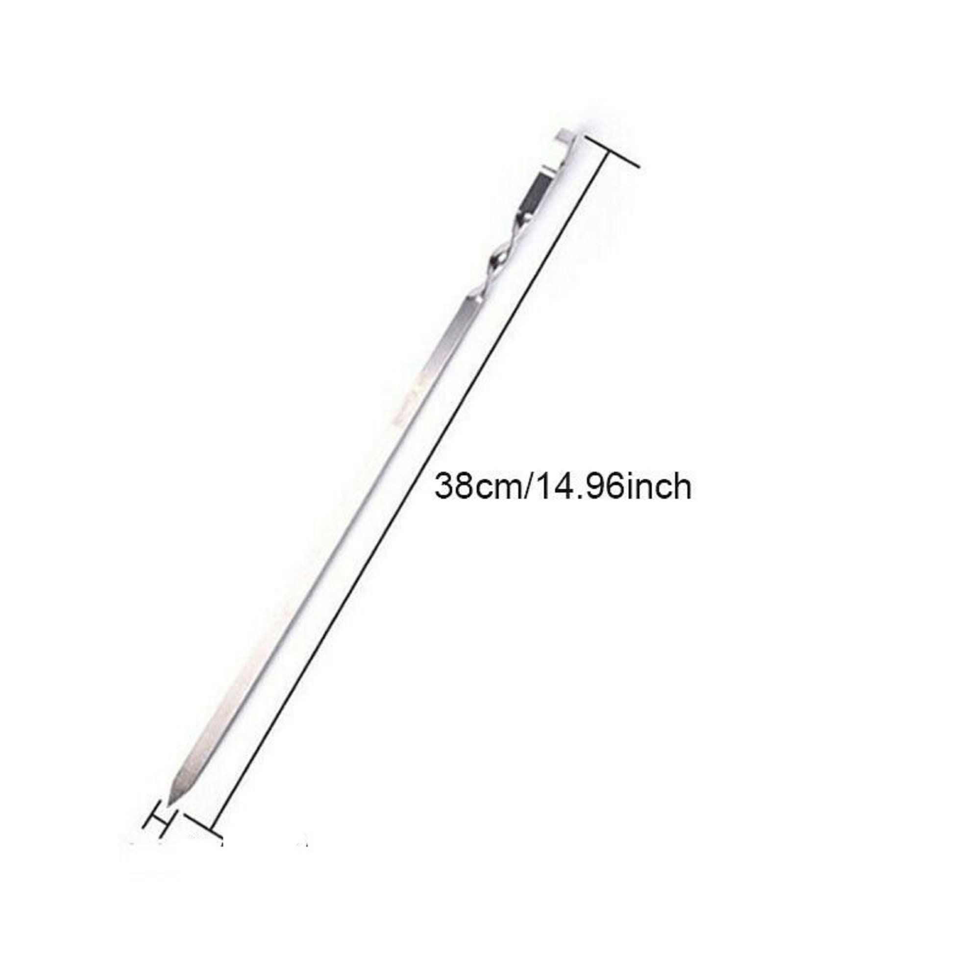 BBQ Barbecue Sticks Metal Skewers Kebab Outdoor Grill 2 BBQ Etsy UK