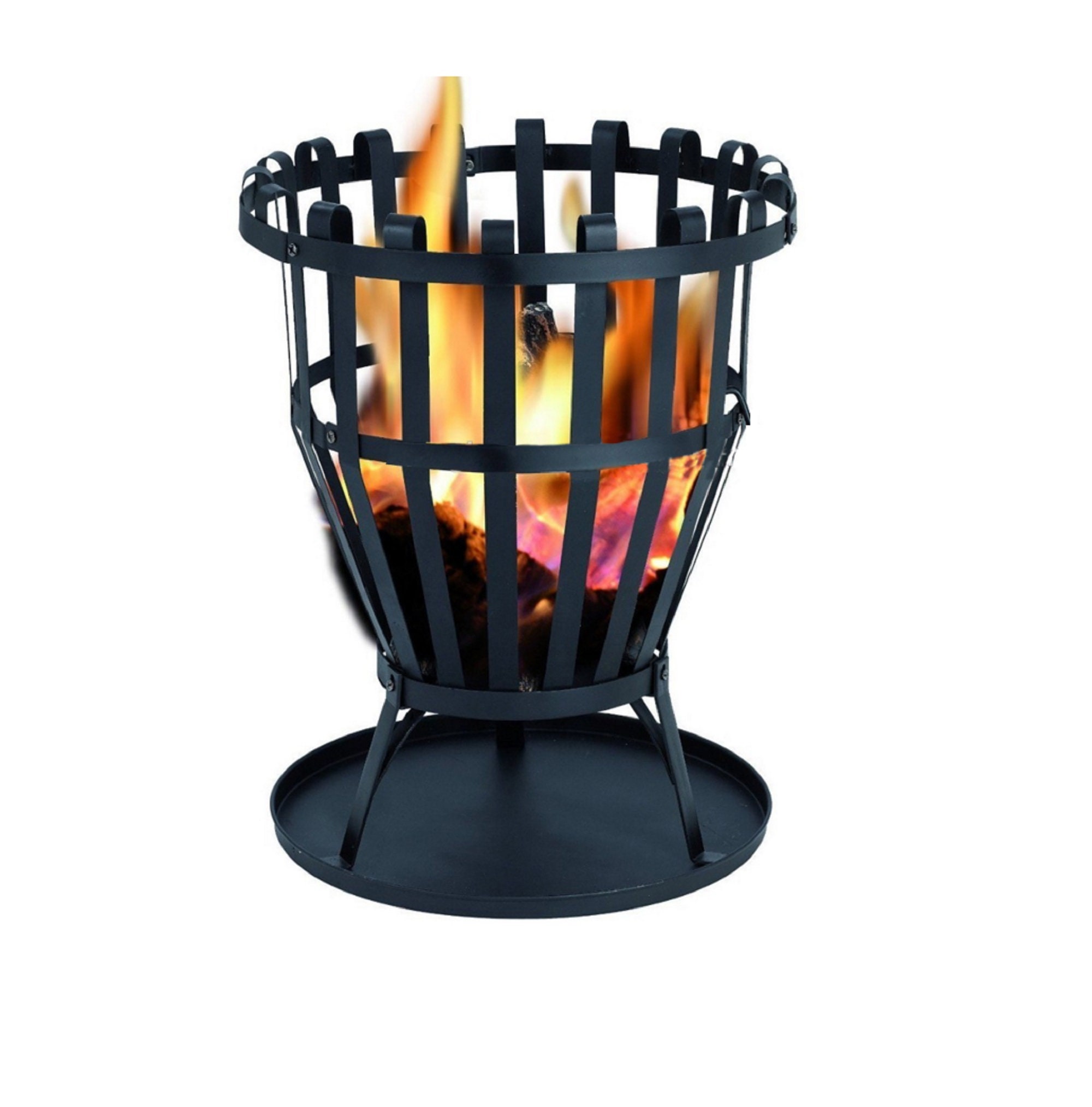 Steel Brazier Round Fire Pit Basket Garden Patio Heater BBQ Etsy