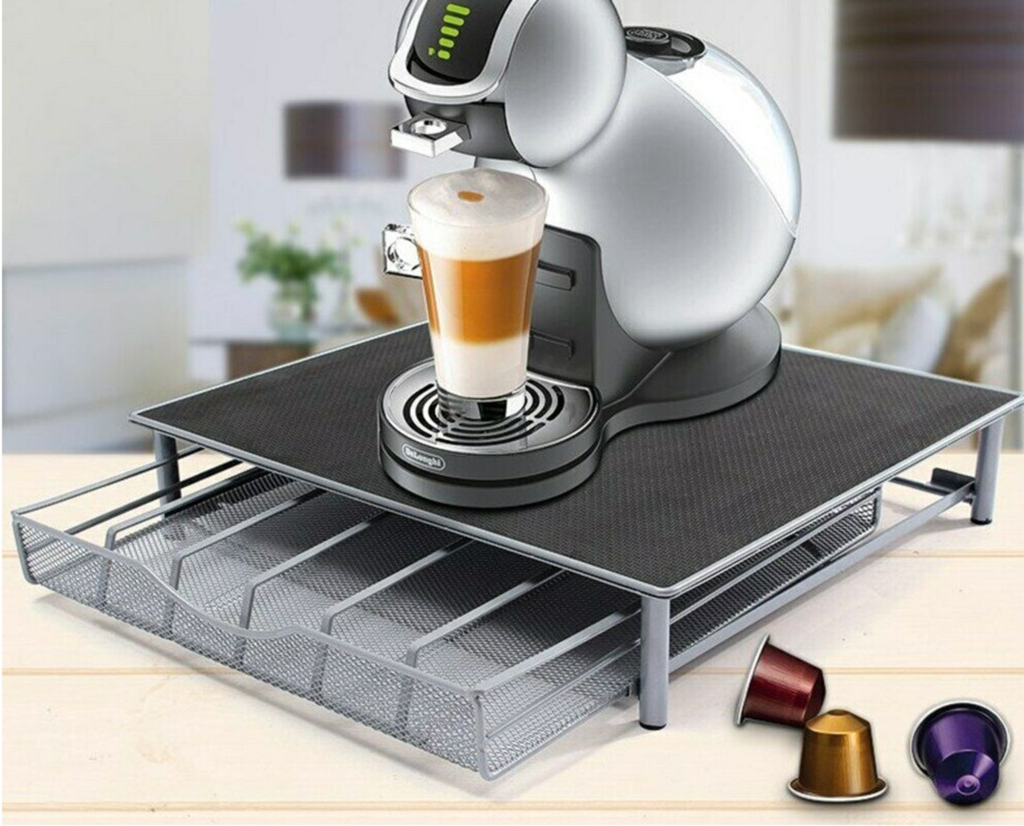 36x Coffee Machine Stand & Capsule Pod Storage Holder Drawer Etsy