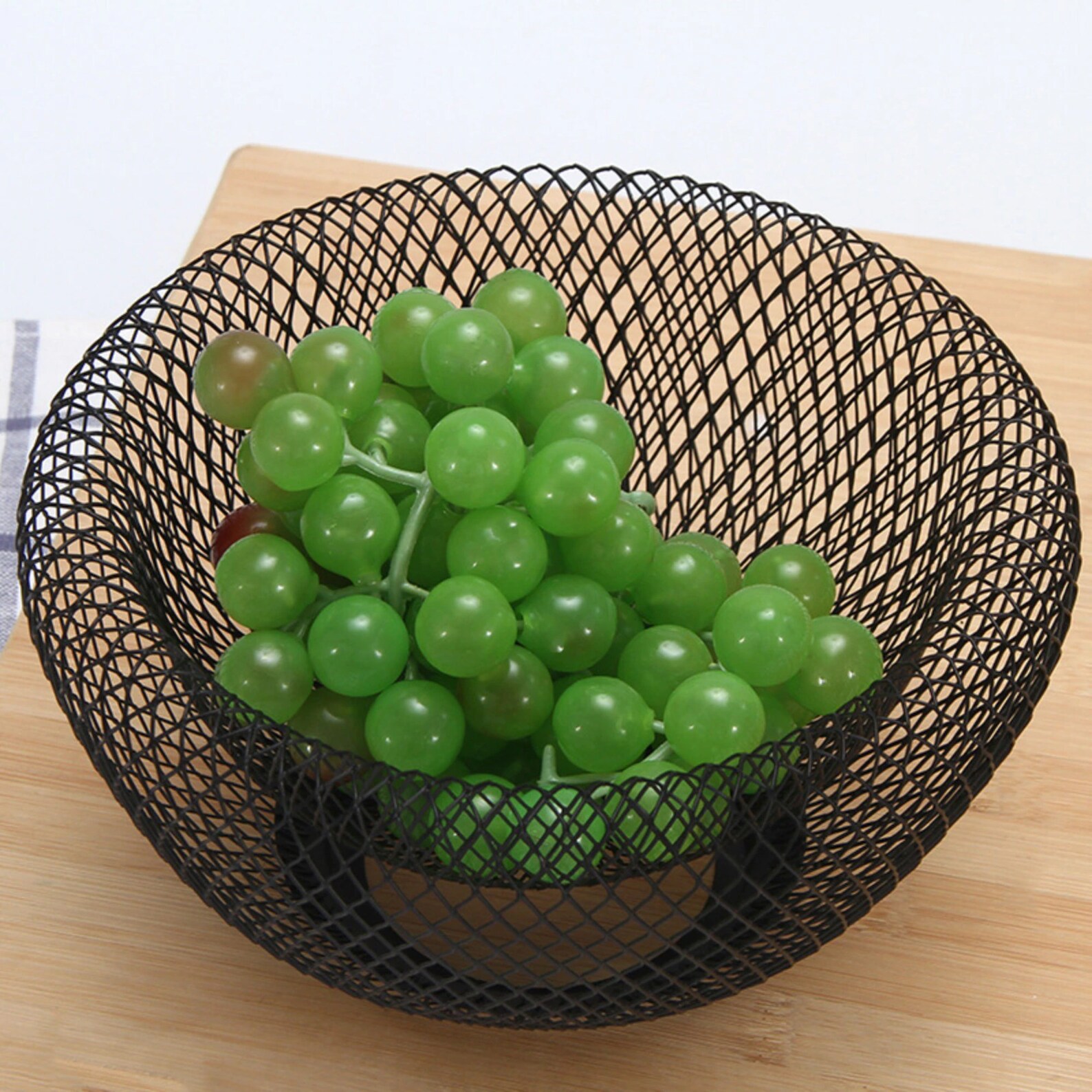 Mesh Fruit Bowl Basket Dinning Table Kitchen Vegetables Fruit Etsy