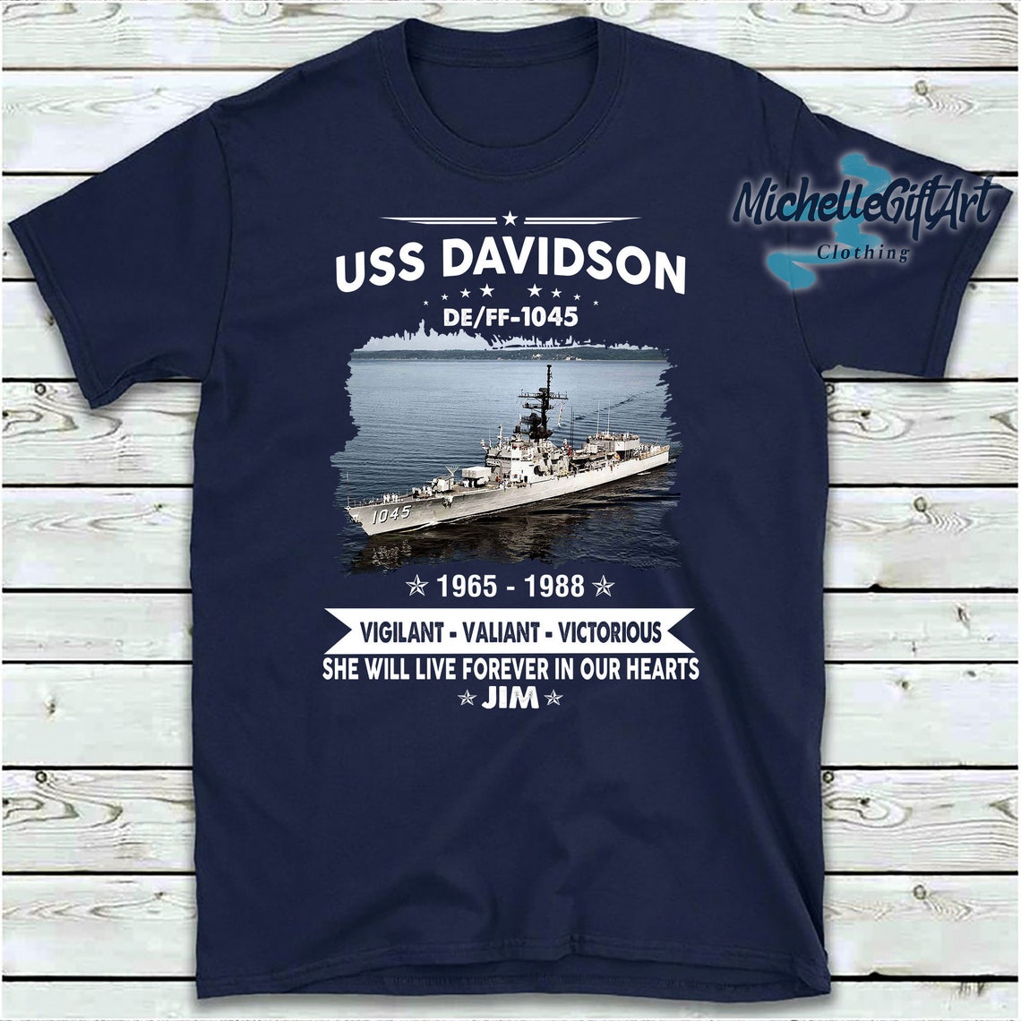 Veteran Shirt Navy Ship shirts USS Davidson shirt Navy | Etsy