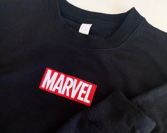 Marvel Logo Embroidered Sweatshirt 