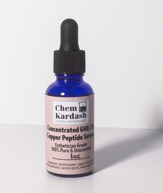 ChemKardash COPPER PEPTIDE (GHK-Cu) Serum: Ultimate Anti-Aging Blend with Hyaluronic Acid for Youthful Radiance!