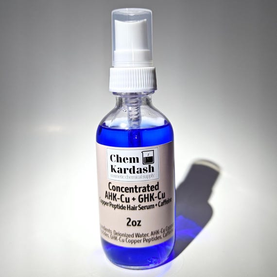 Copper Peptide Hair Serum with Caffeine | AHK-Cu GHK-Cu Scalp Care (2oz)