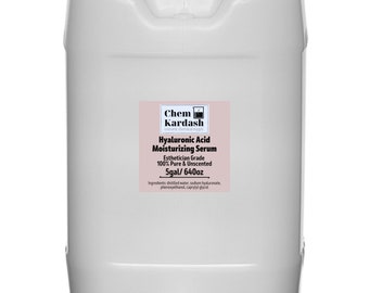 HYALURONIC ACID SERUM  free shipping 5gal/ 640oz Carboy by ChemKardash • Usp Grade, Cosmetic Grade, Wholesale, Bulk, Hydrating, Mesotherapy