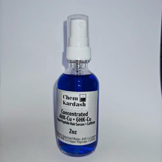 Copper Peptide Hair Serum with Caffeine | AHK-Cu GHK-Cu Scalp Care (2oz)