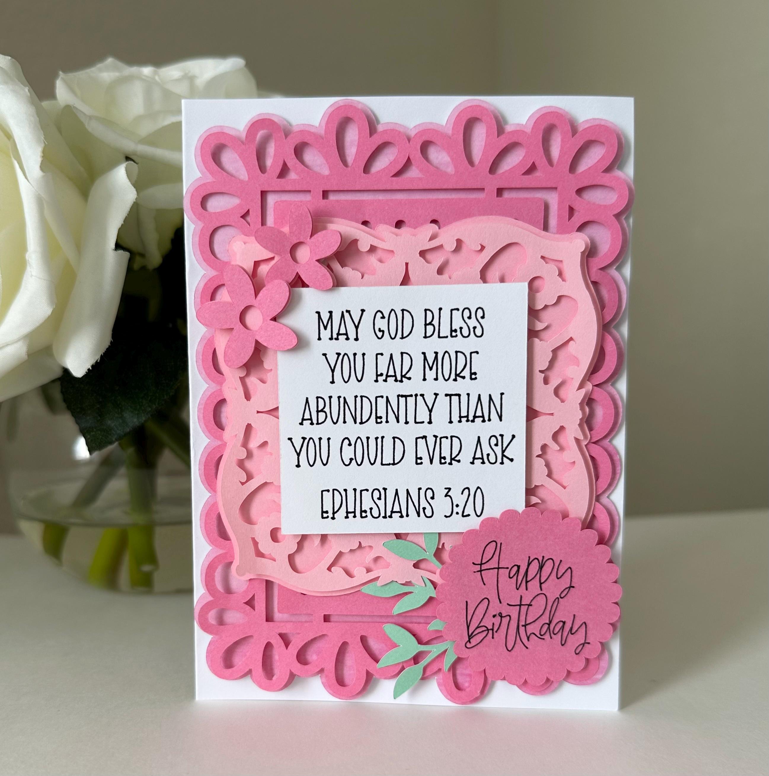 Christian Birthday Card for Her: Faith Based Blessing - Etsy