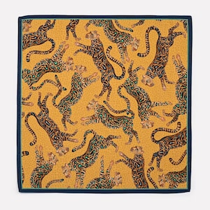 Ardmore - Cheetah King Napkins Gold (pair)