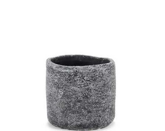 Grey Black Ancient Pot S