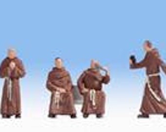 Ensemble de figurines de moines 15401