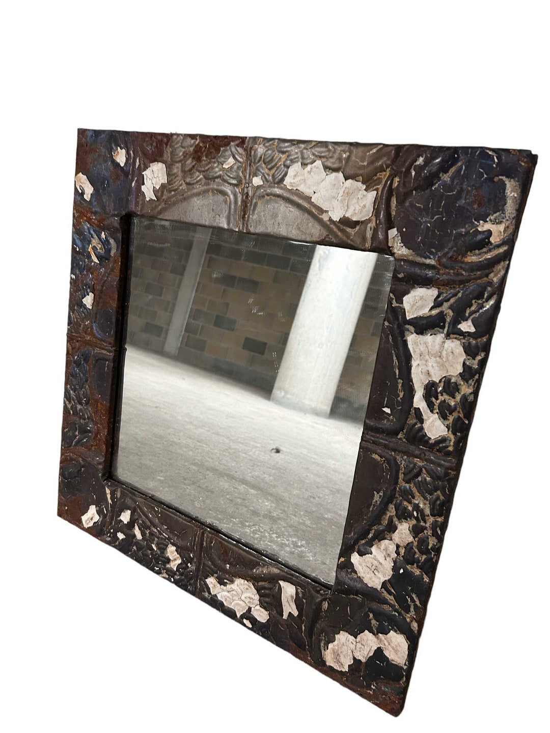 Pressed Tin Ceiling Tile Mirror RW01 Etsy