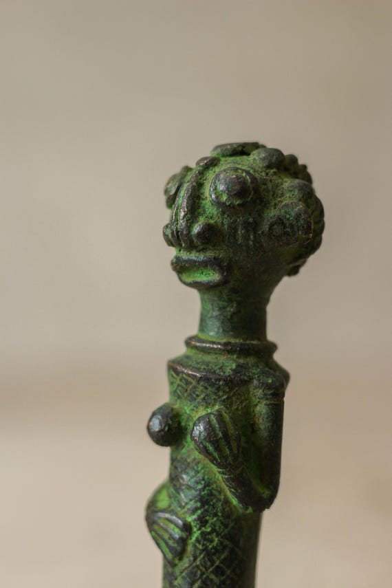 ベニンのブロンズ像 - 79.7 - Etsy 日本