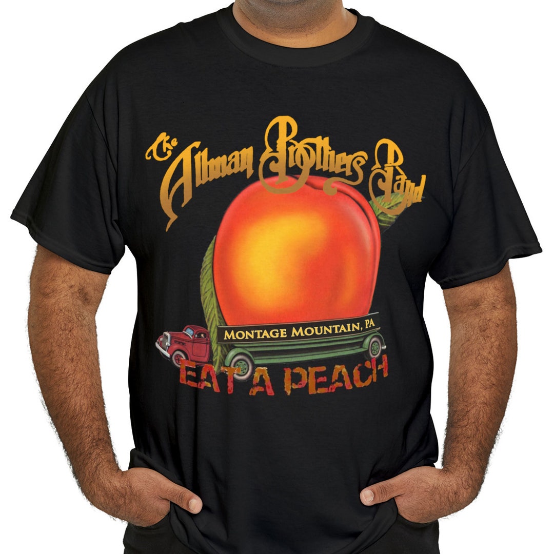 T-shirt The Allman Brothers Band Eat A Peach - Vintage, Unisexe, Tailles S-5XL, En Coton Gildan 5000, Personnalisable