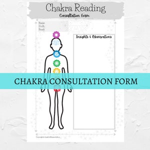 CHAKRA PRINTABLE, Chakra Printable, Crystal Healing, Dowsing Chart