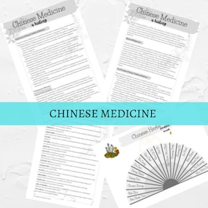 MEDICINA CHINESA, Ervas chinesas, Ervas para impressão, Folha de dicas de ervas