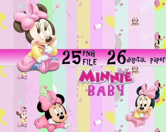 Minnie Mouse Baby Png Etsy Minnie Mouse Baby Png Etsy