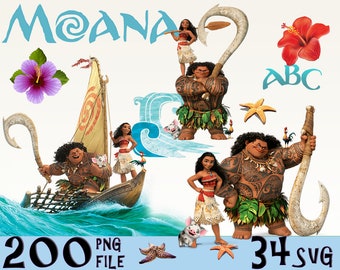 Moana Clipart Etsy