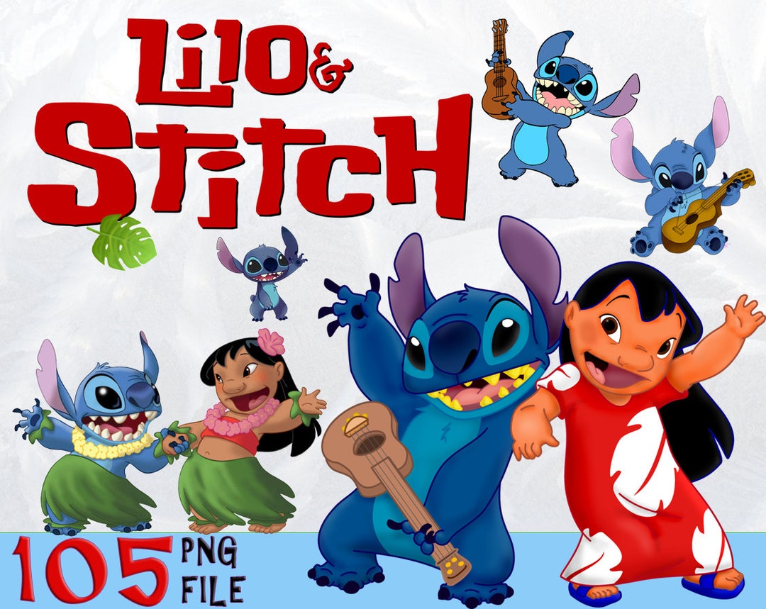 Lilo Stitch Png Files,lilo and Stitch,instant Download,lilo and Stitch