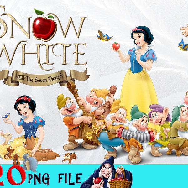 Snow White,Transparent Background,Snow White images,printable,Snow White clipart,png files,Snow White Birthday