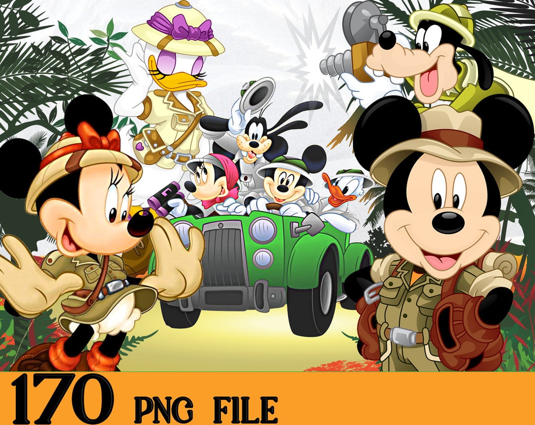 Mickey Mouse,transparent Background,safari,mickey Safari Clipart,safari ...