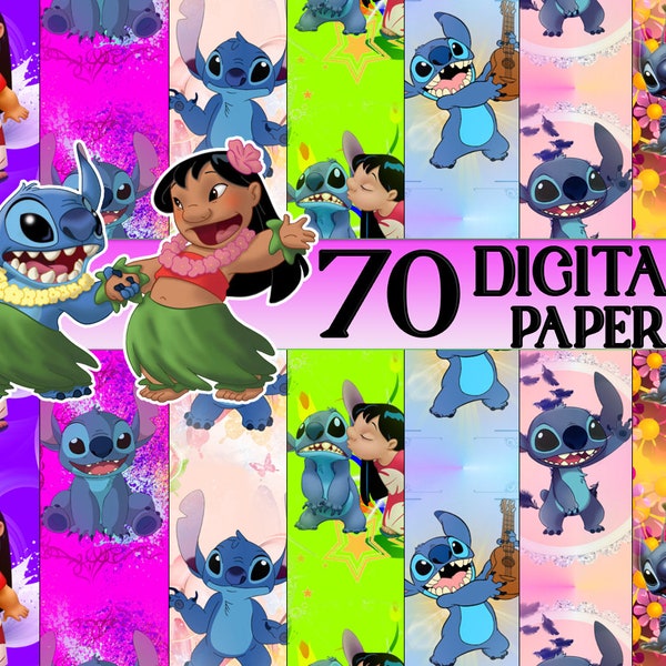 Papier numérique au point de Lilo, images de point de Lilo, svg de point de Lilo, paquet de point de Lilo, point de Lilo, clipart de point de Lilo