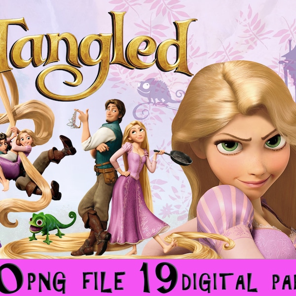 Tangled png files,Rapunzel images,printable,Tangled clipart,Tangled Rapunzel,Transparent Background,Rapunzel